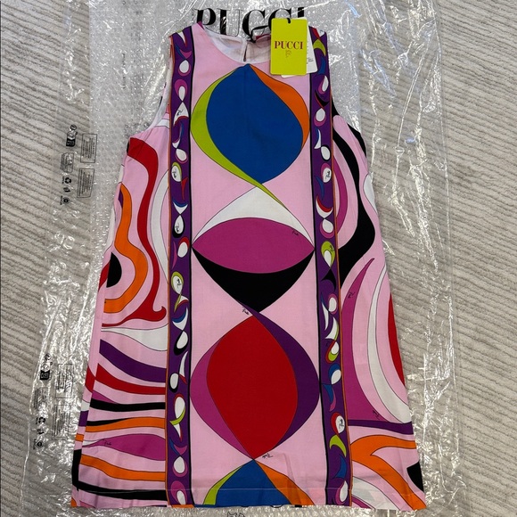 PUCCI PESCI AND MARMO-PRINT DRESS - Picture 6 of 8